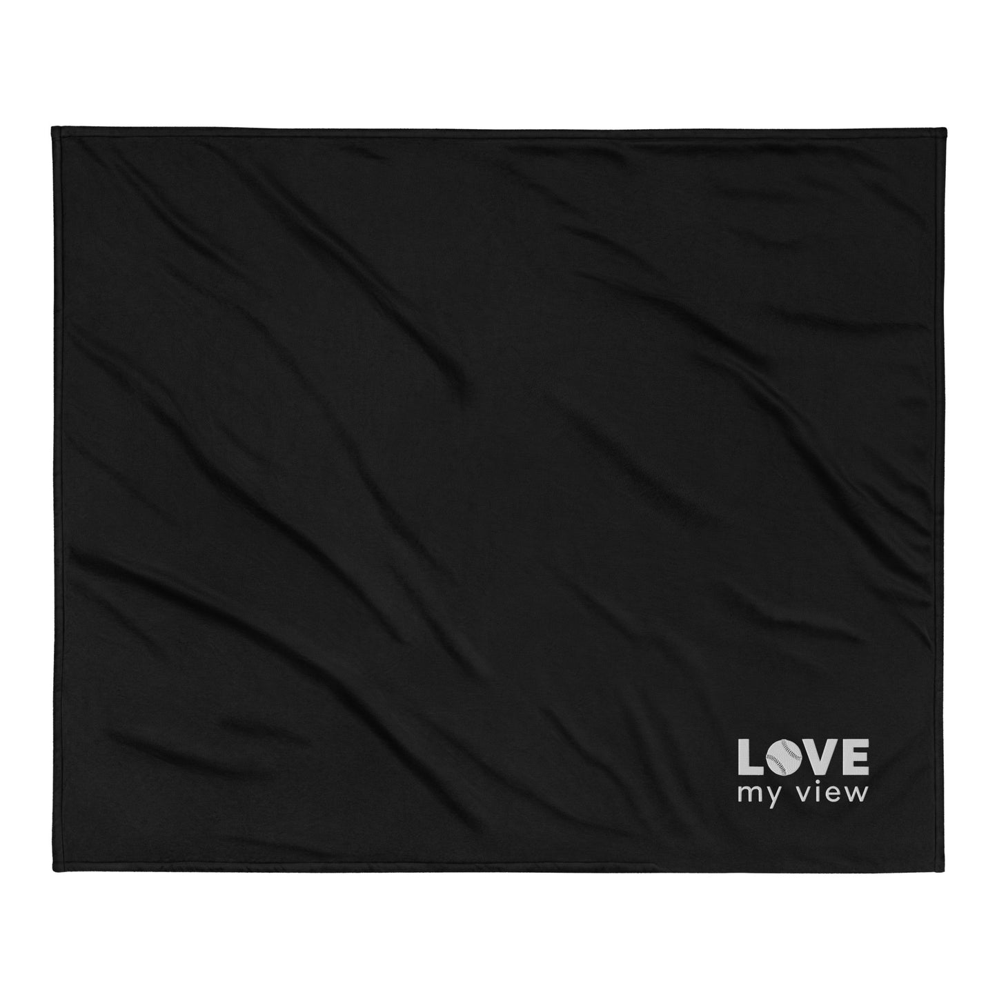 Premium sherpa blanket—Baseball