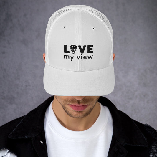 Trucker Hat — Lacrosse (black lettering)