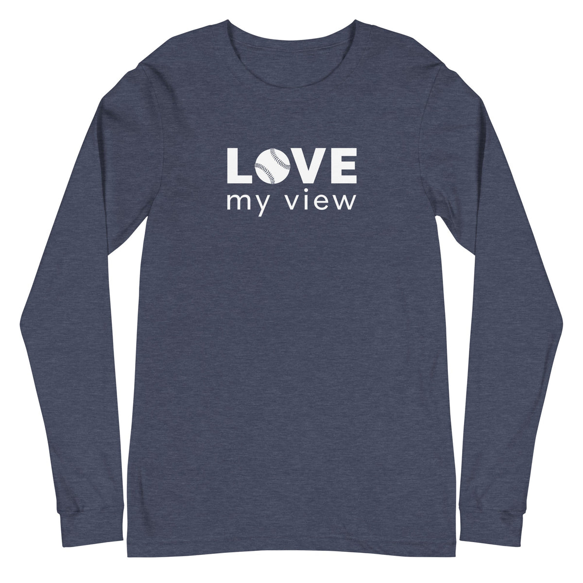 Long Sleeve Softball Tee (white lettering)