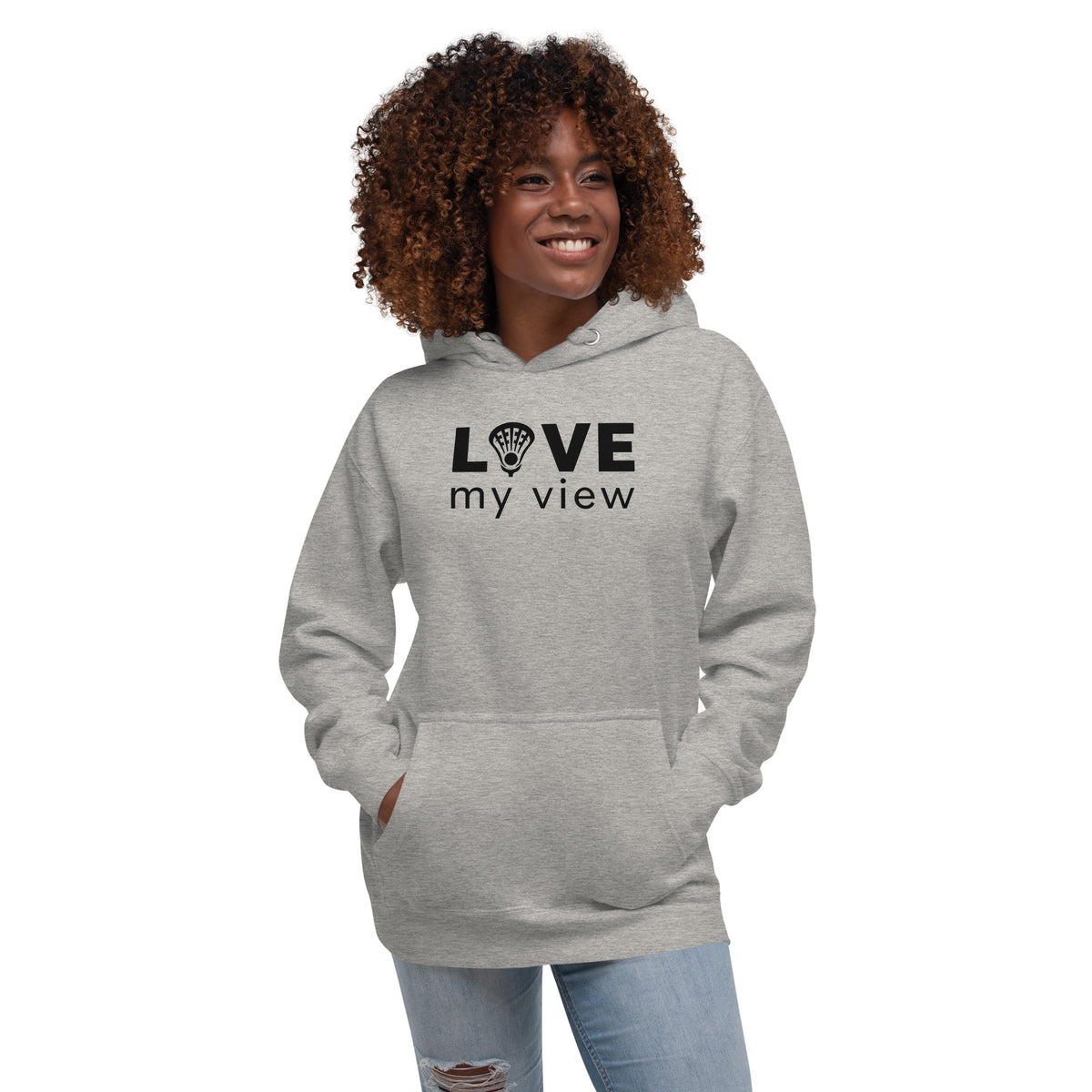 Lacrosse Hoodie (black lettering)